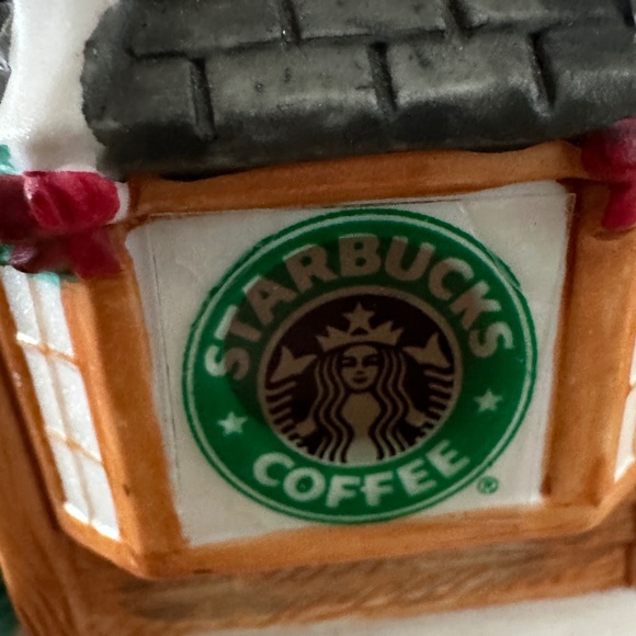 Starbucks Barista 2001 Lighted Christmas House Santa Sumatra Christmas Blend - Picture 10 of 16